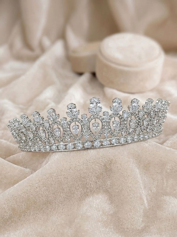 Tiara de Noiva Zircônia Clássica Bride Boutique